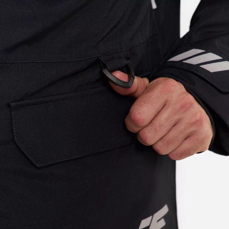 Коcтюм мужской Finntrail Powerman suit 3752 Graphite, мембрана Hard-tex, черный, размер 54-56 (MK), 170-180 см