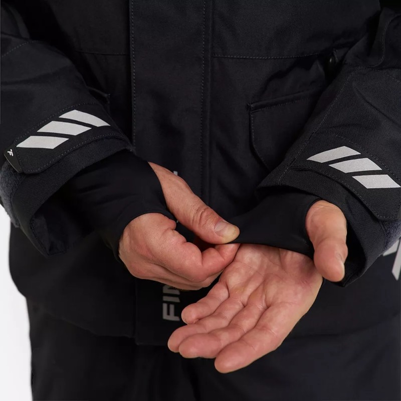 Коcтюм мужской Finntrail Powerman suit 3752 Graphite, мембрана Hard-tex, черный, размер 54-56 (MK), 170-180 см