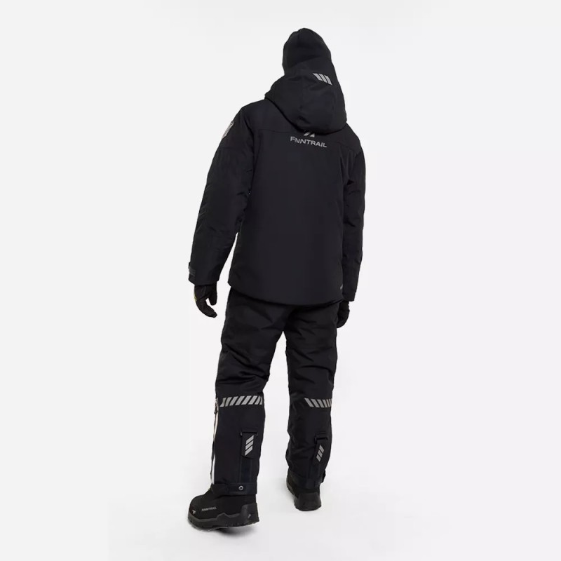 Коcтюм мужской Finntrail Powerman suit 3752 Graphite, мембрана Hard-tex, черный, размер 54-56 (MK), 170-180 см