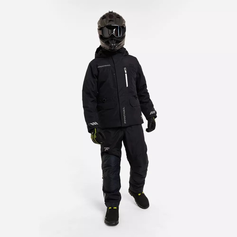 Коcтюм мужской Finntrail Powerman suit 3752 Graphite, мембрана Hard-tex, графит, размер 50-52 (L), 175-185 см