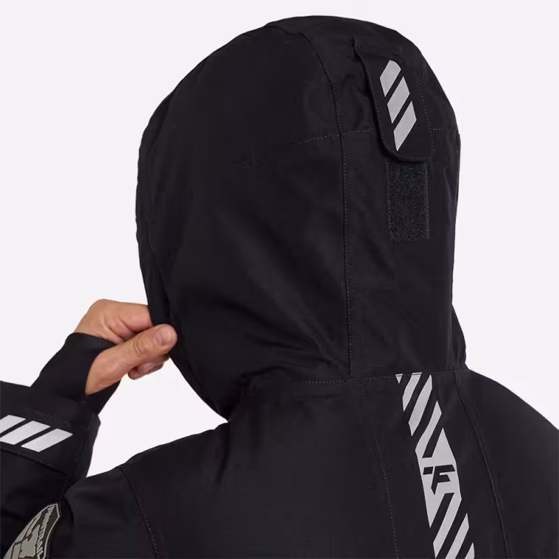 Коcтюм мужской Finntrail Powerman suit 3752 Graphite, мембрана Hard-tex, черный, размер 50-52 (L), 175-185 см