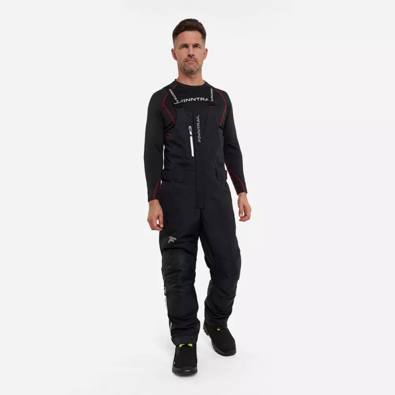 Коcтюм мужской Finntrail Powerman suit 3752 Graphite, мембрана Hard-tex, черный, размер 58-60 (LK), 175-185 см
