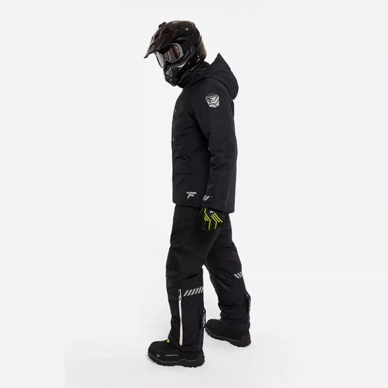Коcтюм мужской Finntrail Powerman suit 3752 Graphite, мембрана Hard-tex, черный, размер 58-60 (LK), 175-185 см