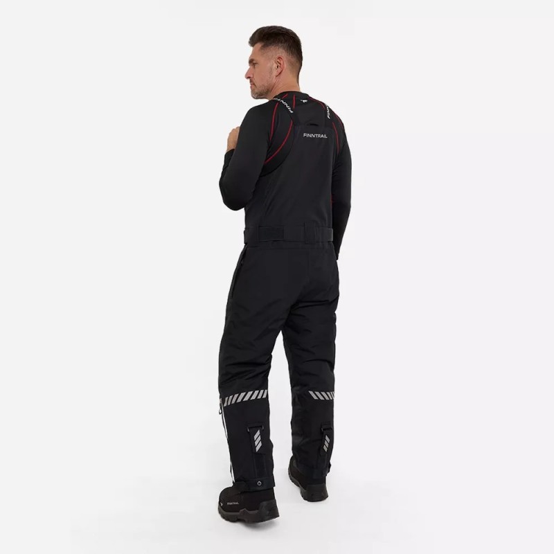 Коcтюм мужской Finntrail Powerman suit 3752 Graphite, мембрана Hard-tex, черный, размер 54-56 (XL), 180-190 см