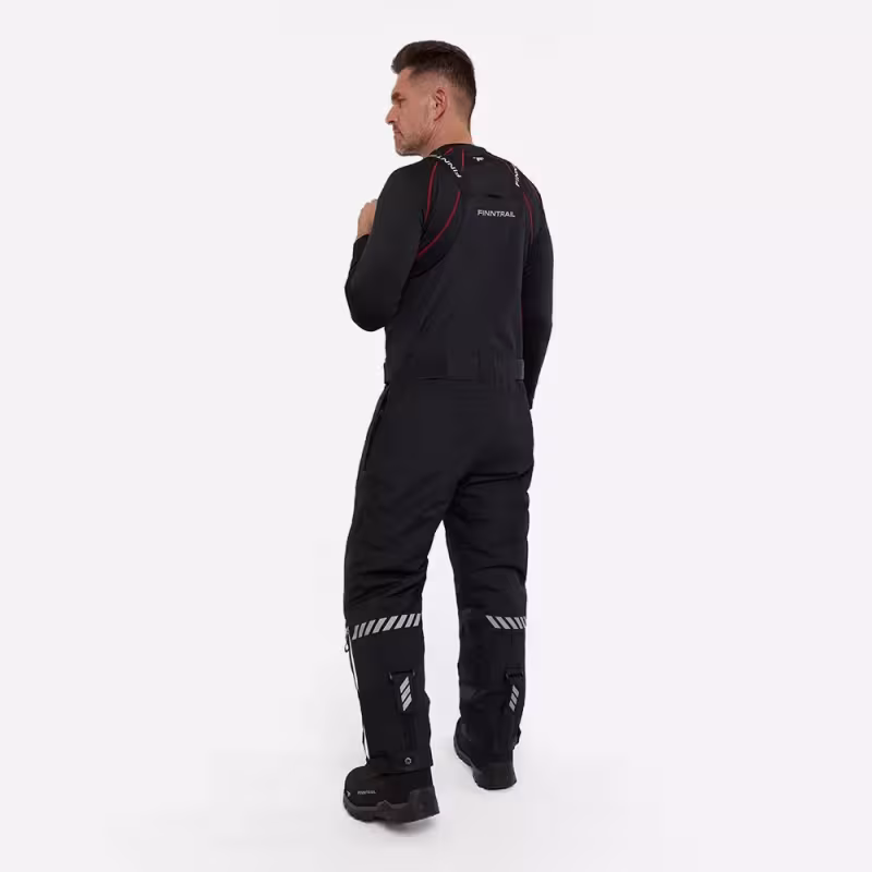 Коcтюм мужской Finntrail Powerman suit 3752 Graphite, мембрана Hard-tex, черный, размер 58-60 (XXL), 185-195 см