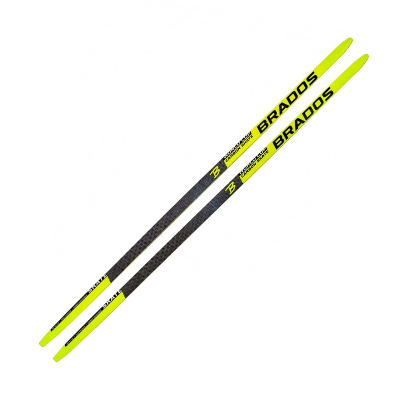 Лыжи беговые STC Brados Skate Carbon Yellow (181)