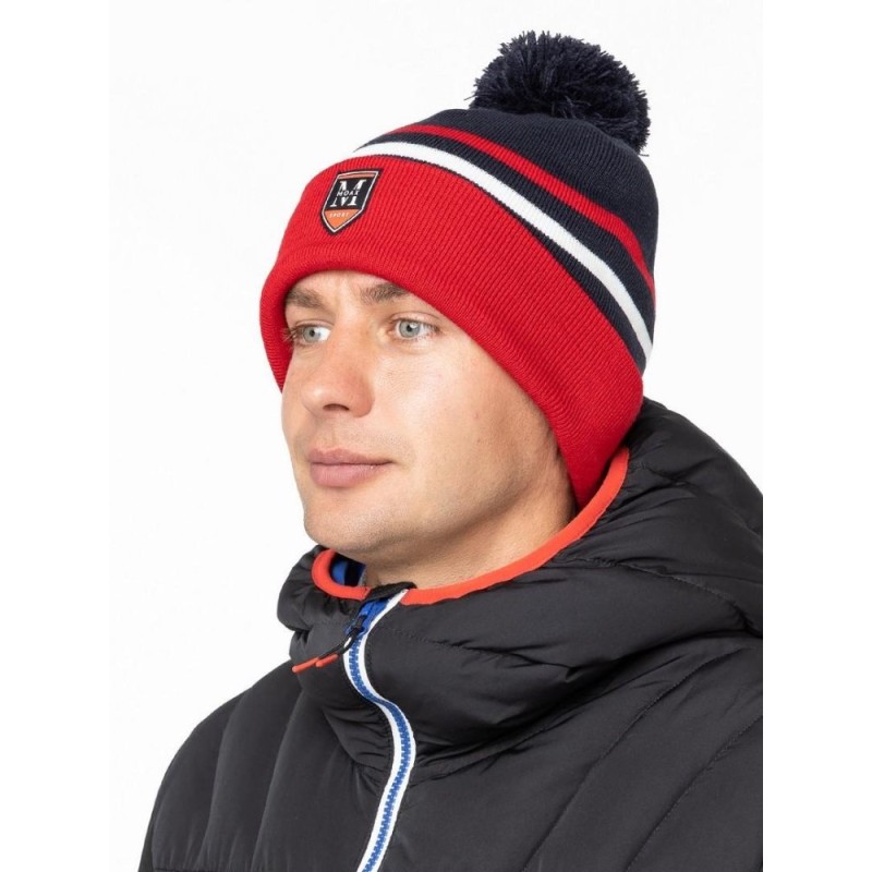 Шапка Moax Blizzard 23631M/751, синий/красный, размер 58