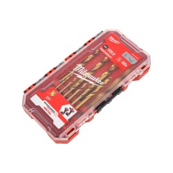 Набор сверл по металлу Milwaukee RedHEX HSS-TiN