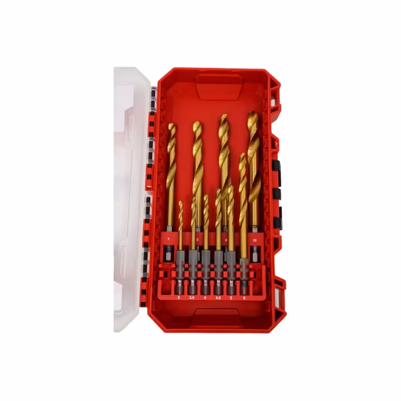 Набор сверл по металлу Milwaukee RedHEX HSS-TiN