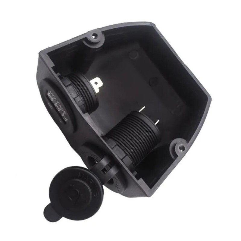 Гнездо зарядное USB двойное Skipper SK-DS6-2023/4010