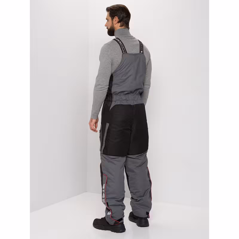 Костюм мужской Huntsman (Восток) Siberia, ткань Breathable, серый/черный, размер 48-50, 170-176 см