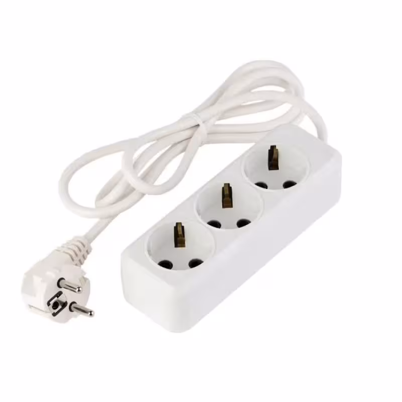 Удлинитель сетевой Рыжая такса УБ-03 (10А, 1.3 кВт, 3 гнезда, 7 м)