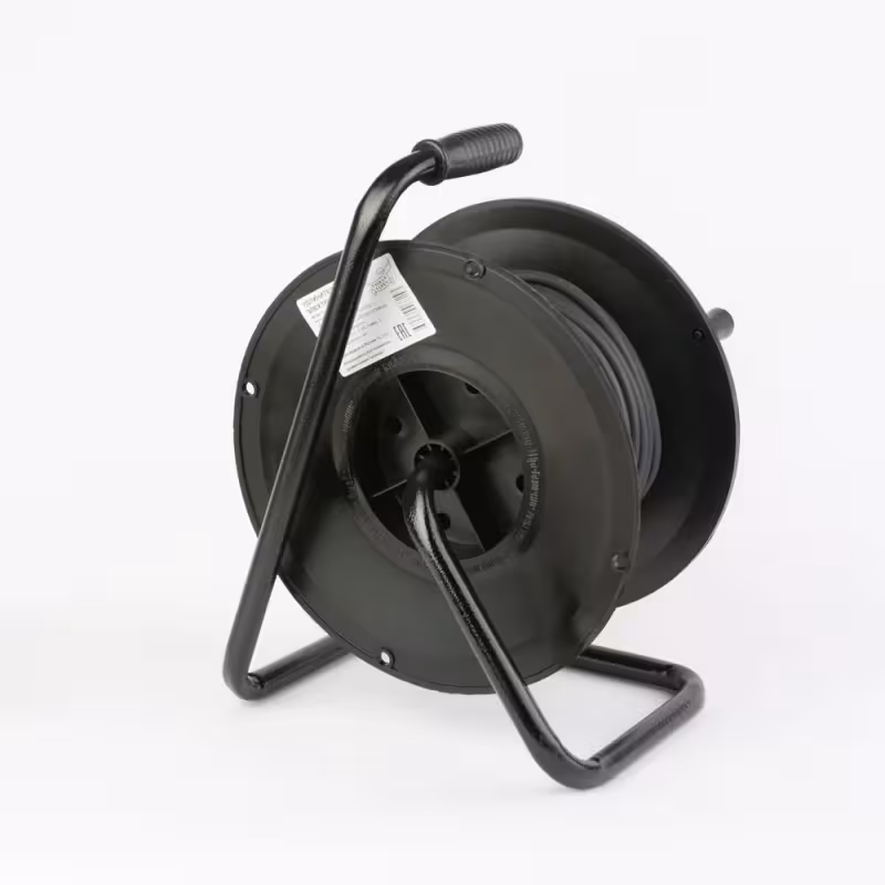 Удлинитель силовой четырехместный на катушке Рыжая такса УКП04-2622, (6A, 50 м)