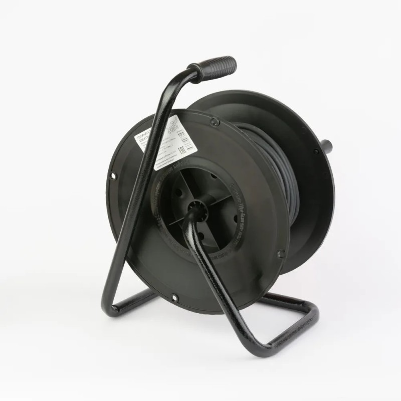 Удлинитель силовой четырехместный на катушке Рыжая такса УКП04-2622, (6A, 50 м)