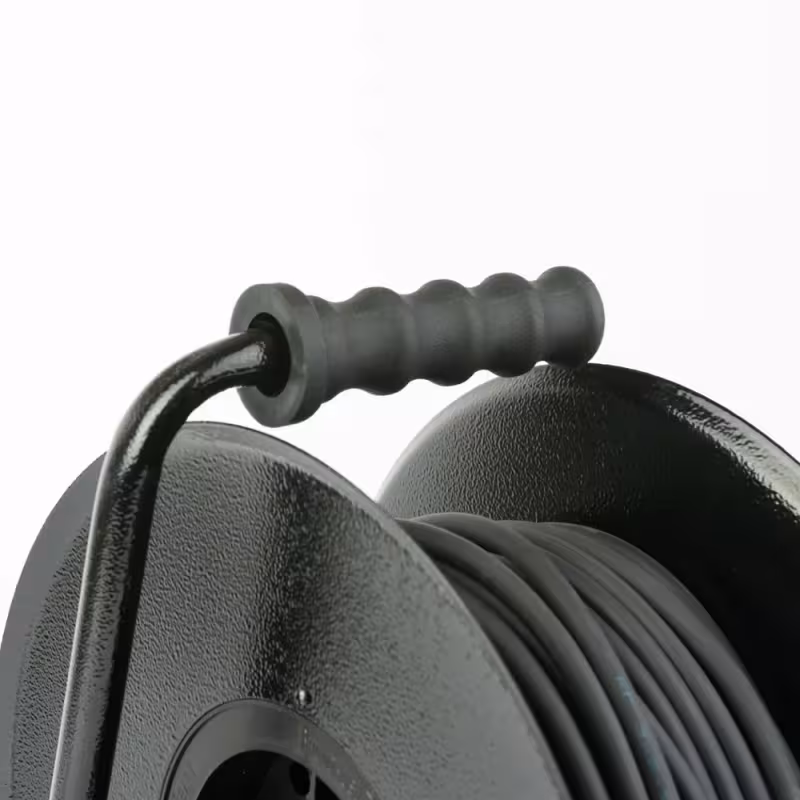 Удлинитель силовой четырехместный на катушке Рыжая такса УКП04-2622, (6A, 50 м)