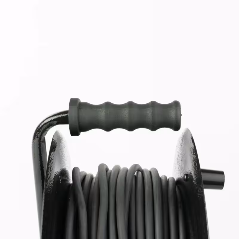 Удлинитель силовой четырехместный на катушке Рыжая такса УКП04-2622, (6A, 50 м)