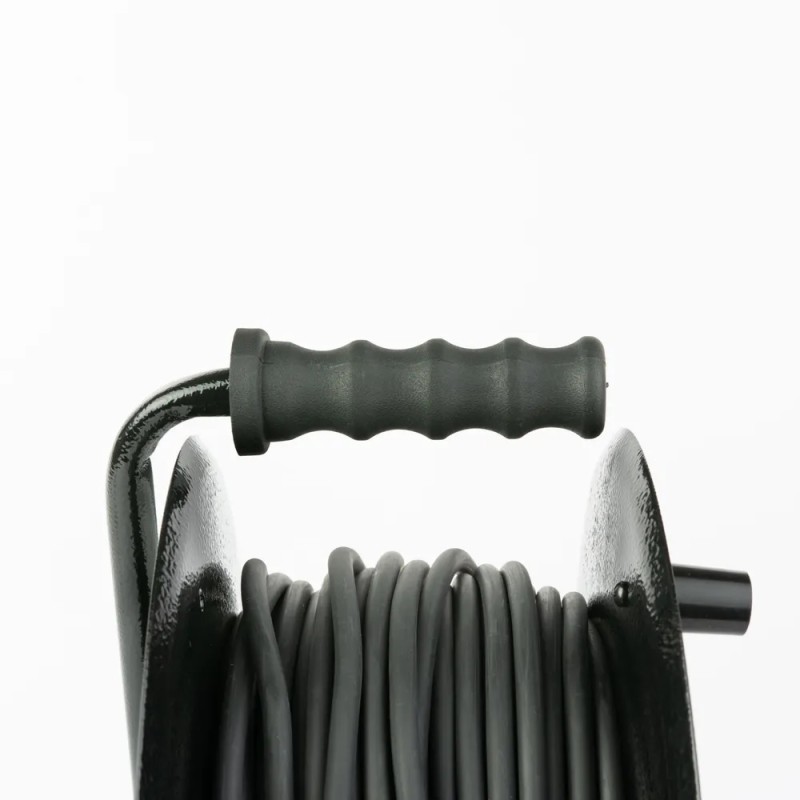 Удлинитель силовой четырехместный на катушке Рыжая такса УКП04-2622, (6A, 50 м)