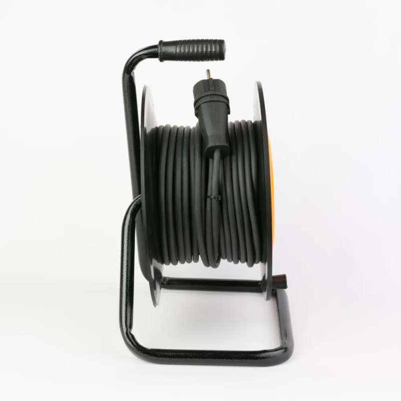 Удлинитель силовой четырехместный на катушке Рыжая такса УКП04-2622, (6A, 50 м)