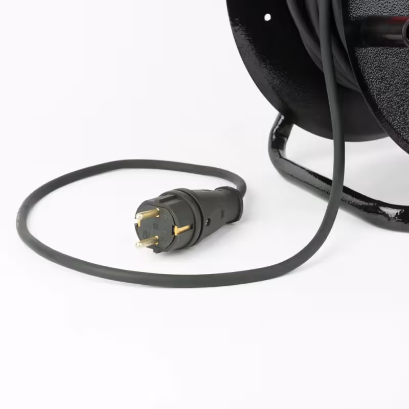 Удлинитель силовой четырехместный на катушке Рыжая такса УКП04-2622, (6A, 50 м)