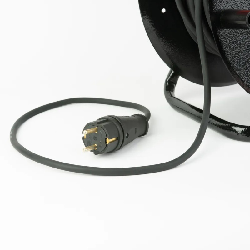 Удлинитель силовой четырехместный на катушке Рыжая такса УКП04-2622, (6A, 50 м)