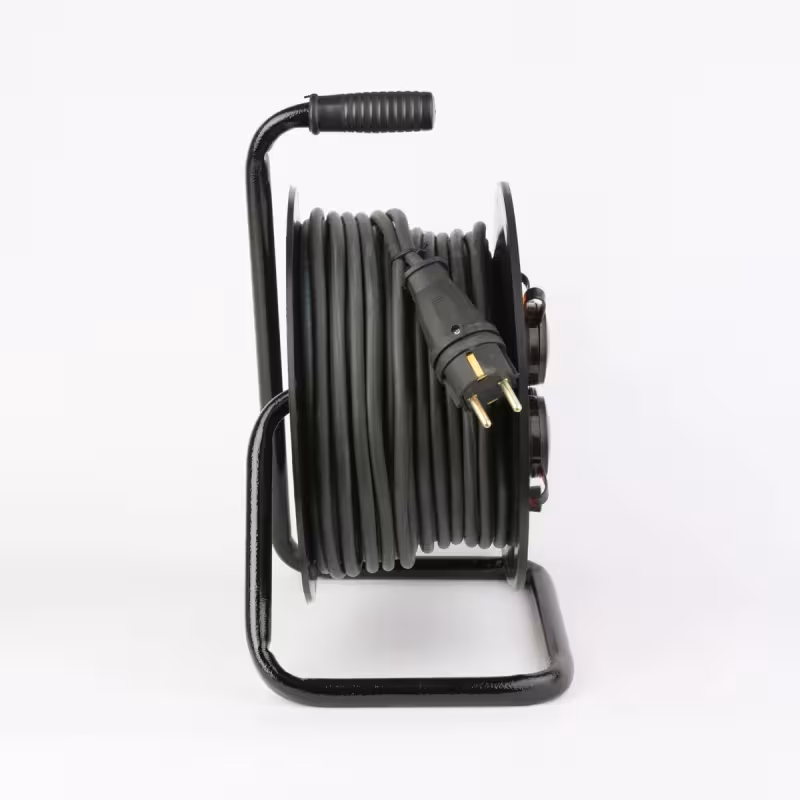 Удлинитель силовой четырехместный на катушке Рыжая такса УКП4404-3261, (16А, 3,5 кВт, 40 м)