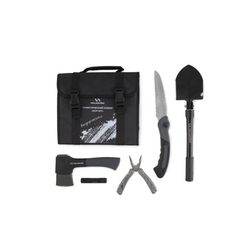 Набор туристический Villartec Suv Kit, 6 предметов в сумке