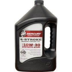 Масло моторное полусинтетическое для 4Т лодочных моторов Mercury 8M0206996, 10W-30, 4 л