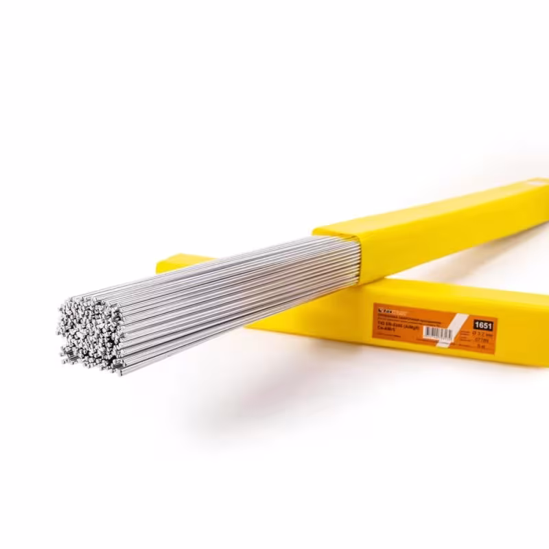 Пруток сварочный по алюминию Foxweld 1651 АL Мg 5/ER-5356, d=3.2 мм, 5 кг