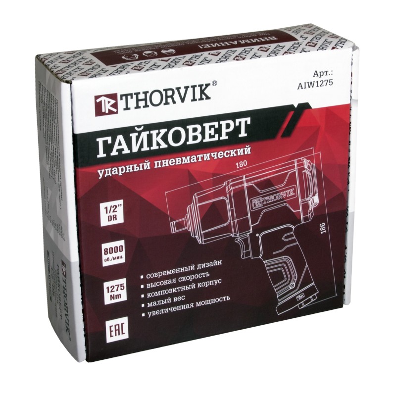 Гайковерт пневматический ударный Thorvik AIW1275