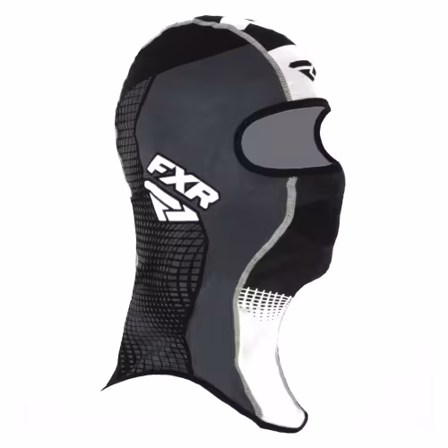 Подшлемник-балаклава FXR Shredder Thermal Black/White, полиэстер, черный/белый, размер L