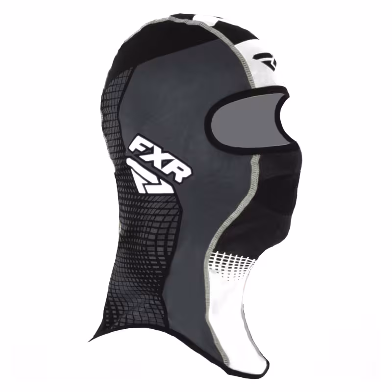 Подшлемник-балаклава FXR Shredder Thermal Black/White, полиэстер, черный/белый, размер L