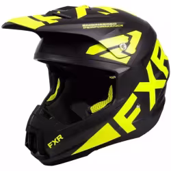 Шлем зимний FXR Torque X Team Black Hi Vis, черный/желтый, размер M