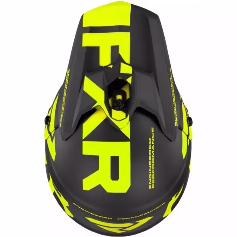 Шлем зимний FXR Torque X Team Black Hi Vis, черный/желтый, размер M