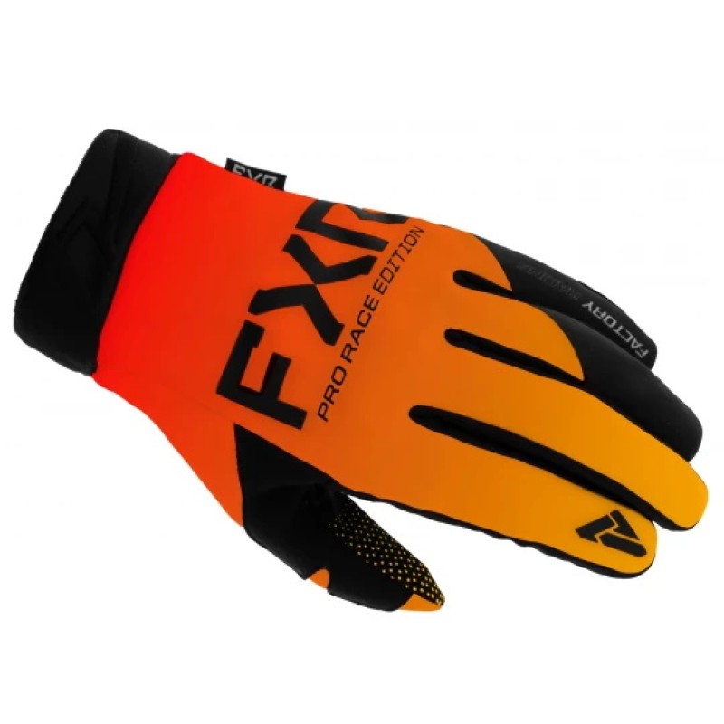 Мотоперчатки  FXR Cold Cross Tequila Suprise, полиэстер, оранжевый/черный, размер L