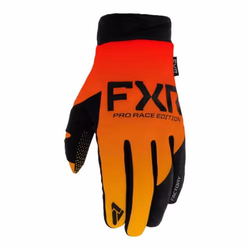 Мотоперчатки FXR Cold Cross Tequila Suprise, полиэстер, оранжевый/черный, размер XL