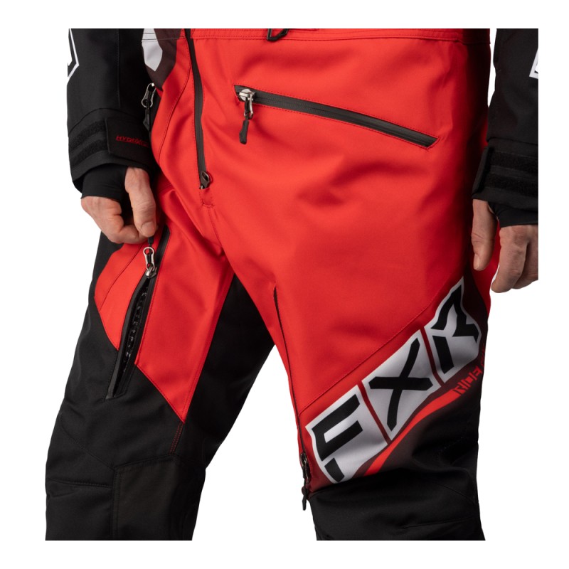 Комбинезон мужской  FXR CX F.A.S.T., мембрана HydrX Pro, черный/красный, размер ХL