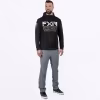 Толстовка FXR Race Div Tech Black/Hi Vis, Флис, черный/белый, размер M