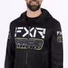 Толстовка FXR Race Div Tech Black/Hi Vis, Флис, черный/белый, размер XL