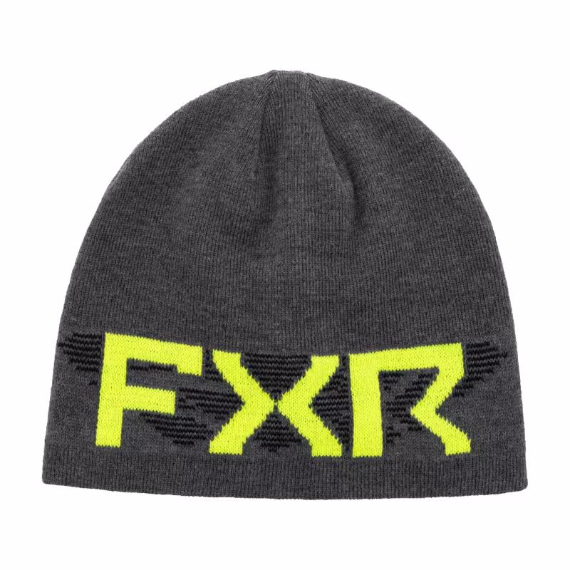 Шапка FXR Split Charcoalcoal Heather/HiVis OS, серый, размер универсальный