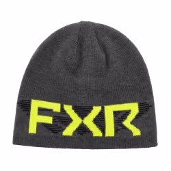 Шапка подростковая FXR Split Charcoalcoal Heather/HiVis YTH, серый, универсальный размер