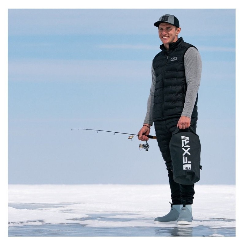 Герморюкзак FXR Dry Bag Вlack/White, черный/белый, 15 л