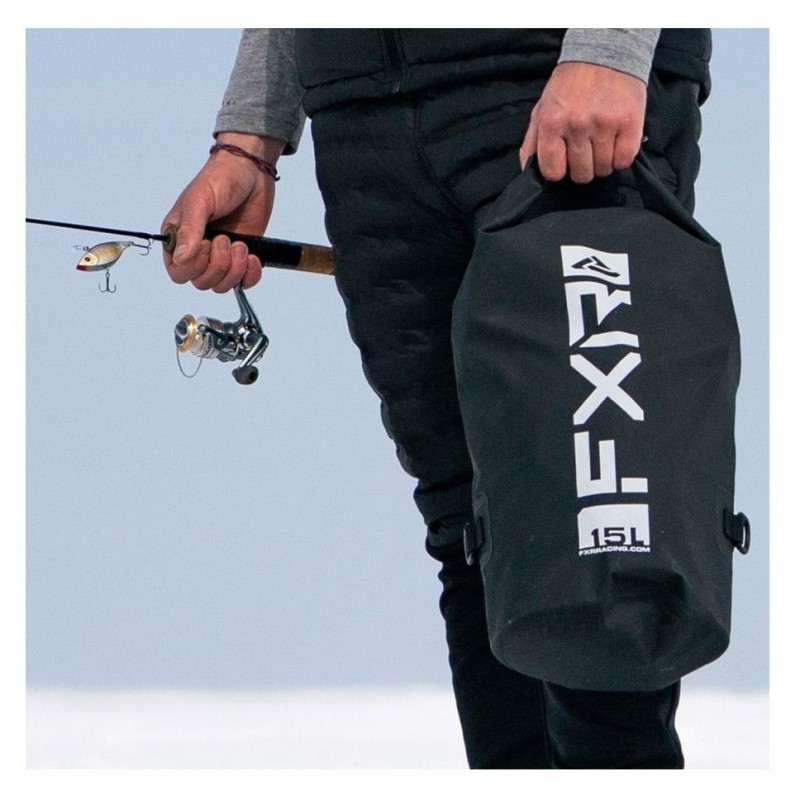 Герморюкзак FXR Dry Bag Вlack/White, черный/белый, 15 л