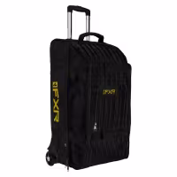 Чемодан на колесах FXR Factory Ride Вlack/Gold, 90 л, черный