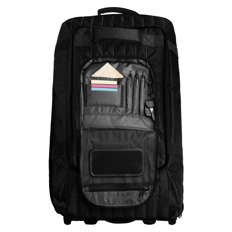 Чемодан на колесах FXR Factory Ride Вlack/Gold, 90 л, черный