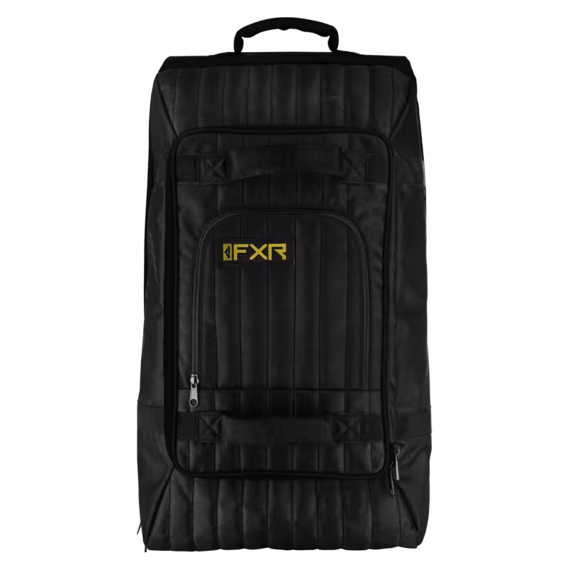 Чемодан на колесах FXR Factory Ride Вlack/Gold, 90 л, черный