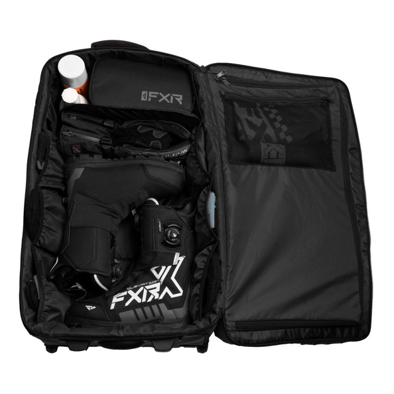 Чемодан на колесах FXR Factory Ride Вlack/Ops, 90 л, черный