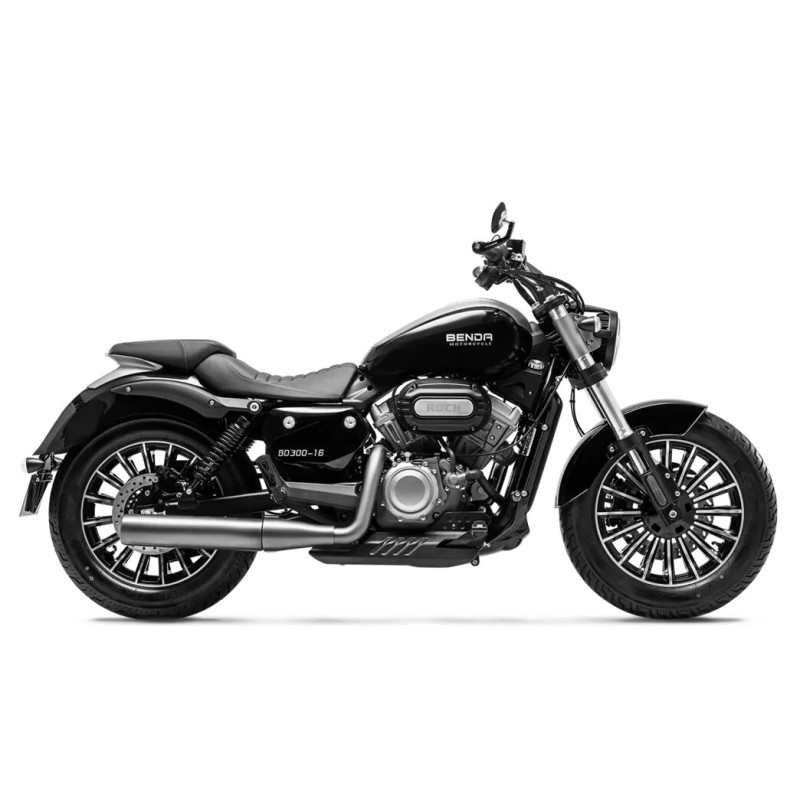 Мотоцикл крузер Benda Rock 300 Black, черный