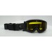 Мотоочки с подогревом AiM (Pro) Accu Heated Goggles Black Matt 31-105, черный матовый/желтый