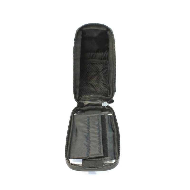 Велосумка на вынос руля Protect 555-543, с отделением для смартфона, черный