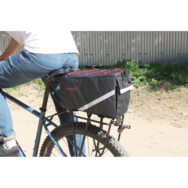 Велосумка на багажник велосипеда Protect Tepmo 777-127, черный